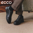 爱步（ECCO）正装鞋 增高牛皮休闲皮鞋男 雅仕男鞋系列207124 黑色41
