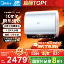 美的（Midea）【美的活水UDproS】亲肤活水玲珑超薄60升双胆扁桶电热水器3300W水电分离一级能效瞬热洗国家补贴