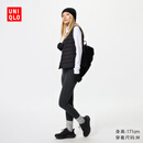 优衣库女装HEATTECH紧身裤内里绒面打底裤加绒鲨鱼暖裤新款479696 09 黑色 L /160/72A