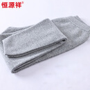 恒源祥100%纯羊毛裤高腰加厚中老年加厚保暖裤女士打底秋冬季 浅灰 L