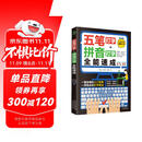 （赠五笔字库）计算机入门书籍：五笔打字+拼音打字全能速成（包含输入法字根表 零基础教程 速成神器）五笔字根表