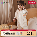 bebebus婴儿睡袋春秋冬恒温儿童睡衣四季通用暖宝宝pro分腿防踢被双层M码