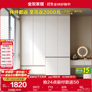 全友家居 大衣柜卧室现代简约家具衣服收纳储物柜子挂衣橱靠墙家用