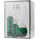 赫莲娜（HR）化妆包黑白套装小样抗皱紧致 绿宝瓶三件套临期一年