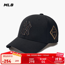 MLB帽子男女情侣棒球帽硬顶鸭舌帽秋冬运动帽四季3ACP8501N-50GOS-F