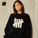 UNDEFEATED【五条杠美式毛衣】潮流男女同款LOGO校园风毛衣新品 黑色 UE43GKR02M B版 XL
