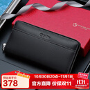 金利来休闲时尚牛皮男包长款钱包多卡位手拿包礼盒 生日礼物送爸爸