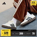 adidas「T头鞋」VL COURT复古休闲板鞋德训鞋男女阿迪达斯轻运动 汉玉白/黑色/树脂黄   38