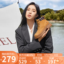 骆驼（CAMEL）大黄靴女都市户外四季可穿系带工装靴马丁靴 L23W307016 黄棕 37