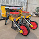 新款玉米播种机悬浮防爆腿四轮拖拉机浮动高粱播种施肥精播一体机 经典实心肥腿防拉弯悬浮两行