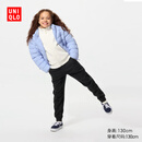 优衣库童装男童女童仿羊羔绒运动裤加绒保暖卫裤478140 478140/09黑色 160