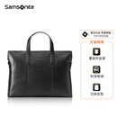 新秀丽（Samsonite）男士手提包13英寸电脑包休闲通勤文件袋牛皮革公文包TK9*09001