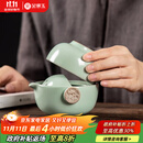 金镶玉功夫旅行茶具套装泡茶壶 快客杯飘逸杯盖碗汝窑 祥龙快客杯