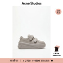 Acne Studios 【特享6折】男女同款 Face魔术贴运动小白鞋厚底老爹鞋CD0006 褐灰色 38