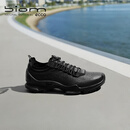 爱步（ECCO） BIOM C 秋冬牛皮城市跑步运动鞋男 健步800444 黑色41