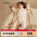 bebebus婴儿睡袋春秋冬恒温儿童睡衣四季通用暖宝宝pro分腿防踢被双层M码