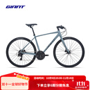 捷安特（GIANT）Escape 1成人男城市休闲通勤24速健身平把公路自行车 全消光灰蓝 700CX485MM M建议170-180cm