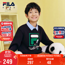 FILA斐乐儿童童装套头卫衣2025年秋男孩女孩中大童长袖春秋装