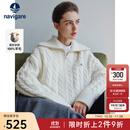 Navigare意大利小帆船女士羊毛衫2025秋新款休闲简约针织开衫懒人羊毛上衣 糖浆色 M
