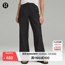 lululemon丨Utilitech™ 女士宽松剪裁中腰长裤 LW5GLXA 黑色 M