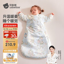 贝肽斯婴儿睡袋暖姜恒温儿童一体睡袋婴幼儿防踢被睡衣秋冬中厚 弗里德S