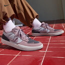 耐克男女透气平底滑板鞋冬季情侣翻毛皮NIKE SB FORCE 58 DV5477 010银/褐灰/暗灰/尘光子色 42.5