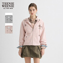 Teenie Weenie小熊女装卫衣秋冬季时尚休闲舒适基础简约连帽外套 粉色 S
