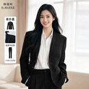 韩曼柯（HANMANKE）西装外套女商务面试职业正装小个子2025春秋新款女士高端西装外套