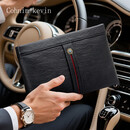 Cohnim kevin男士手包手拿拉链男包手抓长钱包送老公男友教师节生日礼物 c251黑色【时尚轻奢】