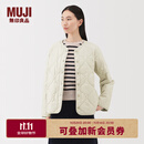 无印良品（MUJI） 女式 蓬松棉服绗缝夹克 女装外套女款棉衣25年秋冬 BD10NA5A 象牙色 M (160/84A)