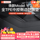 YZ 适用于特斯拉ModelY中控两侧边防踢垫TPE护角板内饰改装丫配件 焕新版YL/MY中控侧边TPE防踢垫
