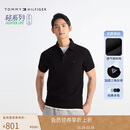 Tommy Hilfiger【轻柔感】夏男珠地网眼商务纯色修身短袖T恤翻领POLO