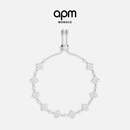 APM Monaco闪耀可调节四叶草手链情侣银饰时尚饰品礼物送女友