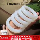 侗秘新疆和田玉手镯收藏级羊脂白玉镯子 少女款冰种带证书送生日礼物 【收藏级】羊脂白玉53-54圈口