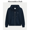 Abercrombie & Fitch【美式复古】经典小麋鹿图案美式抓绒卫衣25秋冬女装152-5417 宝蓝色 S (165/88A)