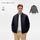 Tommy Hilfiger【防水】秋冬男装双面穿休闲轻薄棒球领飞行员棉服夹克外套 藏青色/灰色DW5 M （推荐：135-150斤）