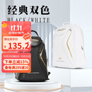 Kawasaki川崎羽毛球包双肩包运动背包独立鞋袋KBP-8220黑色