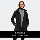 加拿大鹅（Canada Goose）Belcarra 女士风衣夹克户外休闲轻量夹克外套 2424L 61 黑色 L