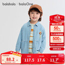 巴拉巴拉balaOne宝宝衬衫牛仔外套男童女童2025秋装宽松208325102203