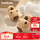 巴拉巴拉儿童棉拖鞋男女童宝宝2025家居鞋子包跟秋冬棉鞋动物208425141227