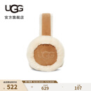UGG秋季女士配饰时尚舒适茸茸保暖休闲LOGO刺绣耳套耳罩 20955 CHE | 栗色 1个