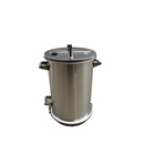 供粉桶304不锈钢粉桶静电喷塑机喷枪喷粉桶塑粉粉末桶配件硫化桶 金马粉桶