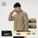 KOLON SPORT/可隆防水夹克 男子GTX 2L多功能户外休闲衣冬季连帽夹克外套 LHGJ4ANK19-BE 米黄 XL
