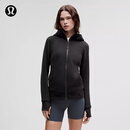 lululemon丨Scuba 女士拉链连帽衫*拉绒 黑色(LW4CGVS) XS /4