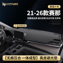 HAPOWER适用丰田赛那塞纳中控台垫格瑞维亚工作台垫仪表台避光垫汽车用品 21-26款塞那-无抬显*3D真皮 前垫