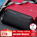 金利来休闲时尚牛皮男包长款钱包多卡位手拿包礼盒 生日礼物送爸爸