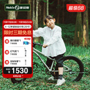 Nabiis那贝斯儿童自行车6-10-12岁铝合金城市超轻青少年学生单车20寸银