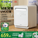 小白熊SnowBear消毒柜婴儿 奶瓶消毒烘干一体机紫外线32颗灯珠负离子25L-2027MAX