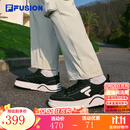FILA FUSION斐乐男鞋【章昊同款】潮流帆布鞋2025季新款生活滑板鞋男鞋 黑/奶白-BG 42