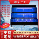 心悦渔定制海鲜池商用制冷机一体海鲜鱼缸饭店专用移动海鲜缸超市贝类池 1.8x0.95x1.6 旗舰款（节能双温-恒温机-灯光-氧气-循环过滤系统）